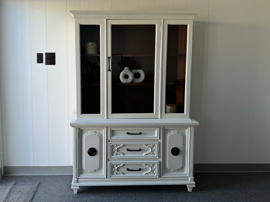 White Basset Hutch