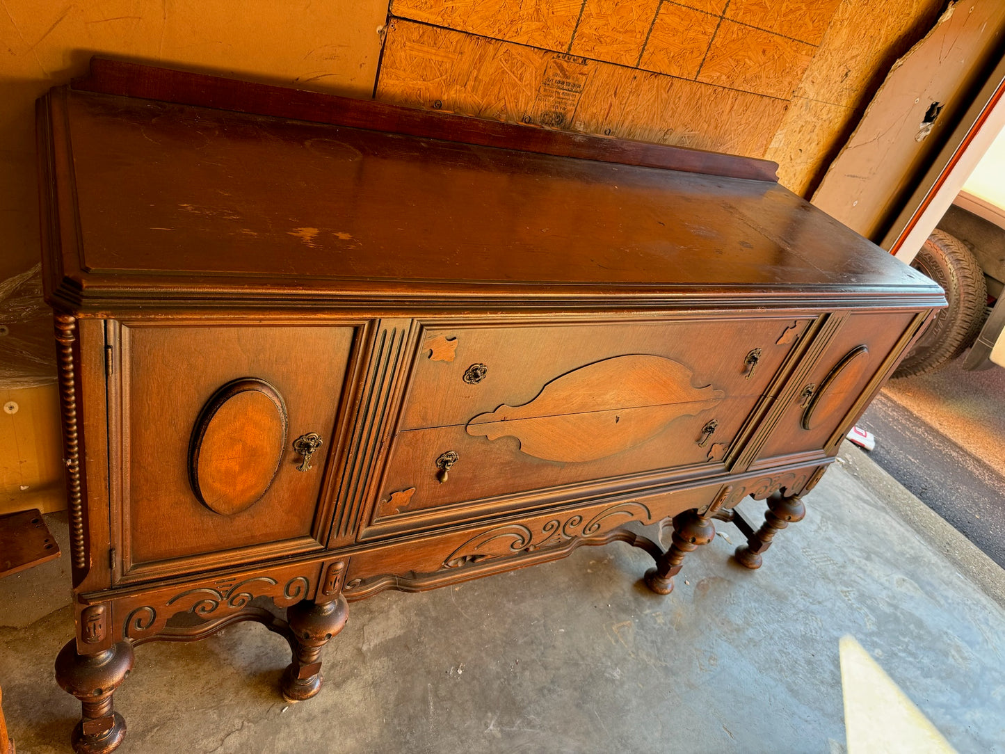 Jacobean Style Large Buffet