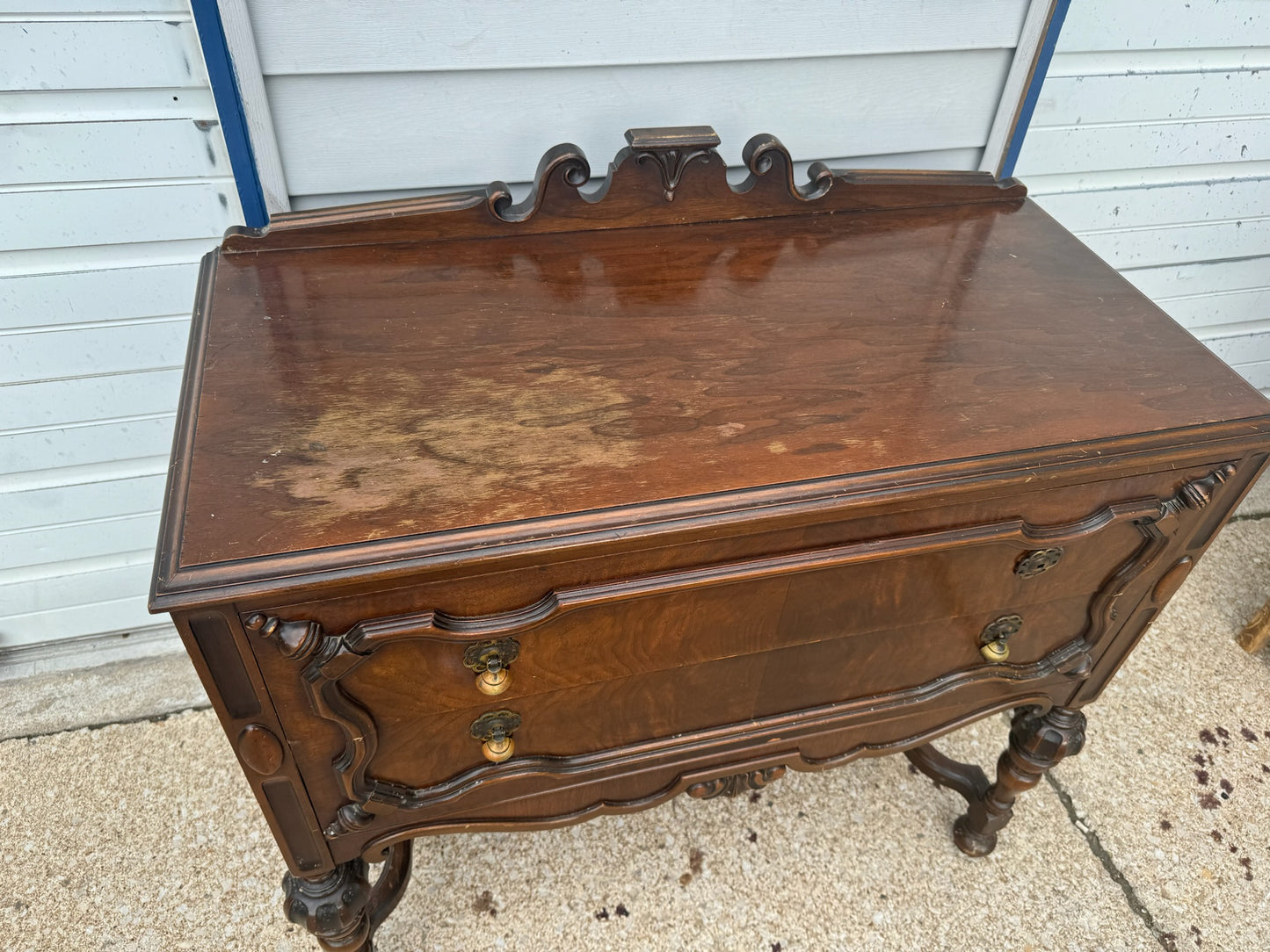 Jacobean style small buffet