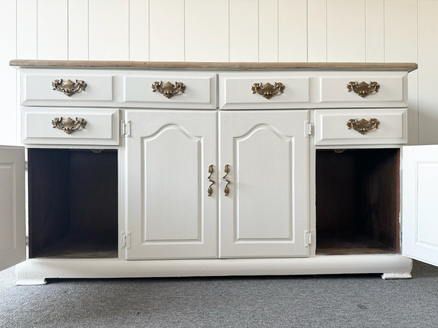 Farmhouse White Buffet/Sideboard