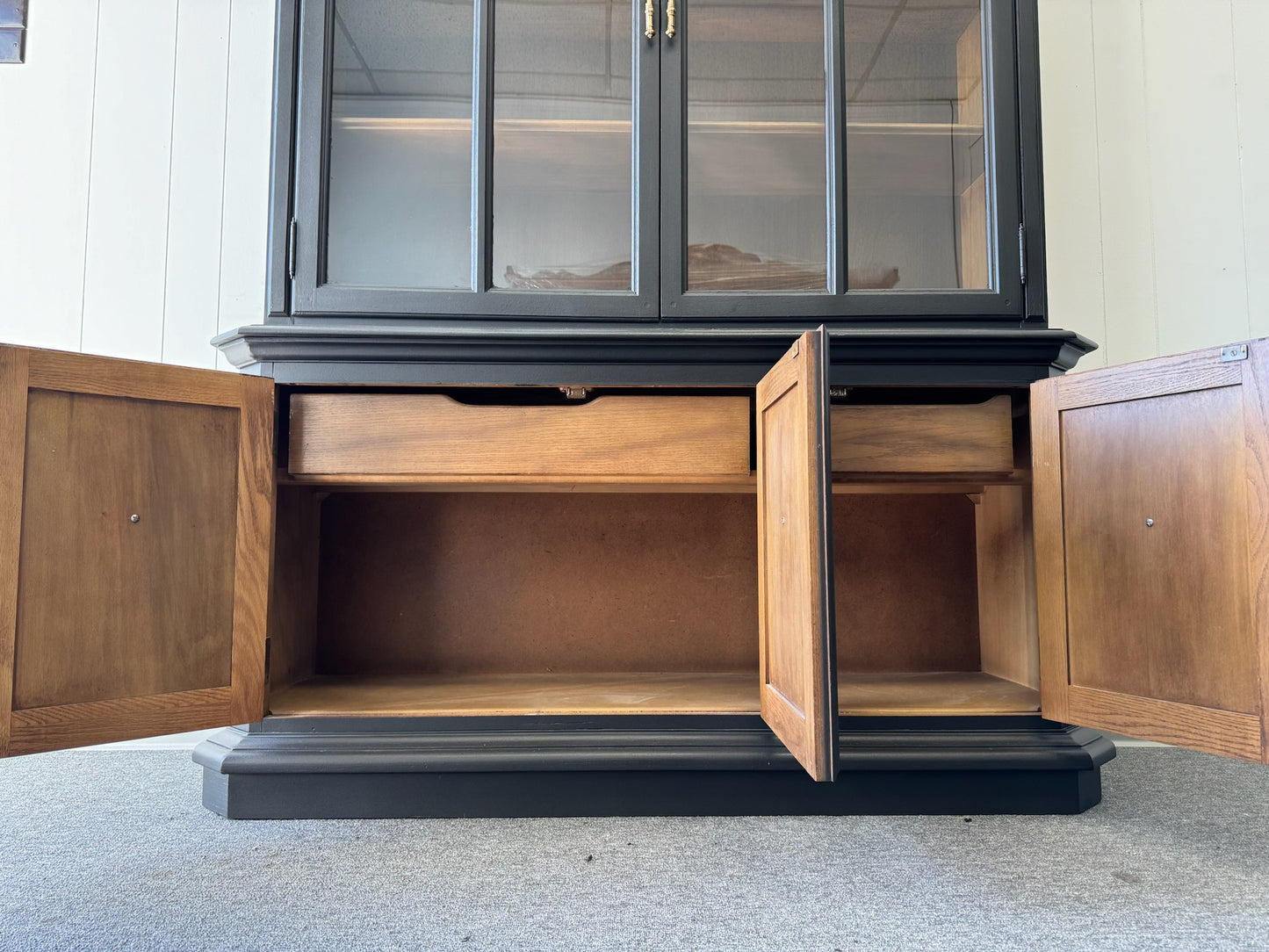 Black Hutch/Cabinet