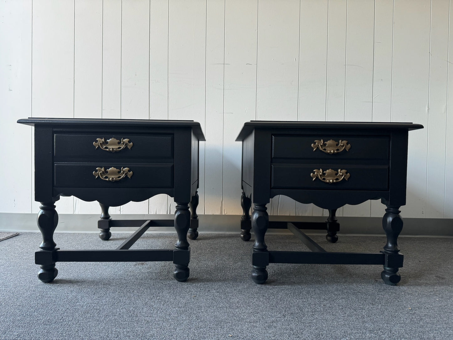 Pair of Black nightstands