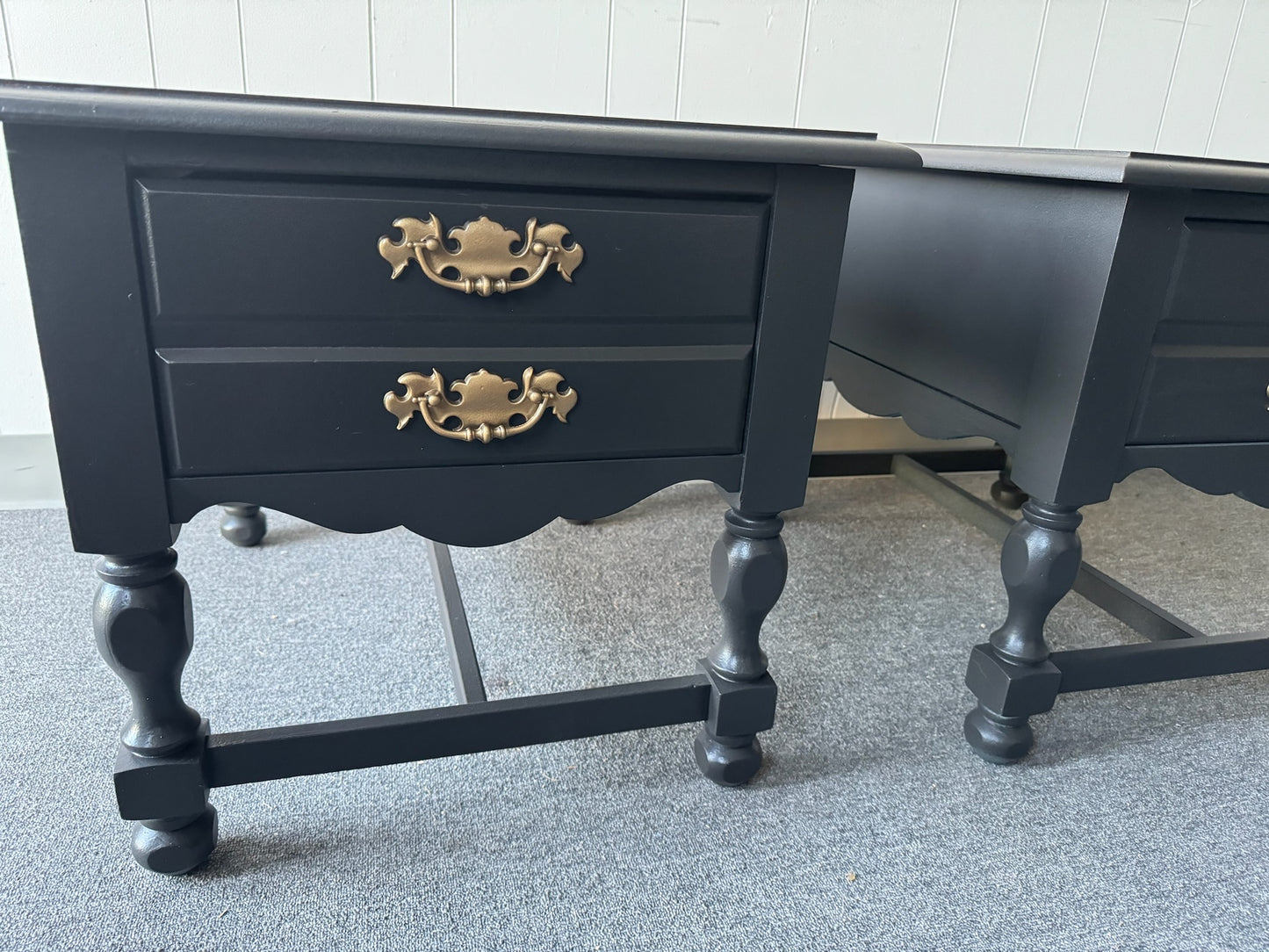 Pair of Black nightstands
