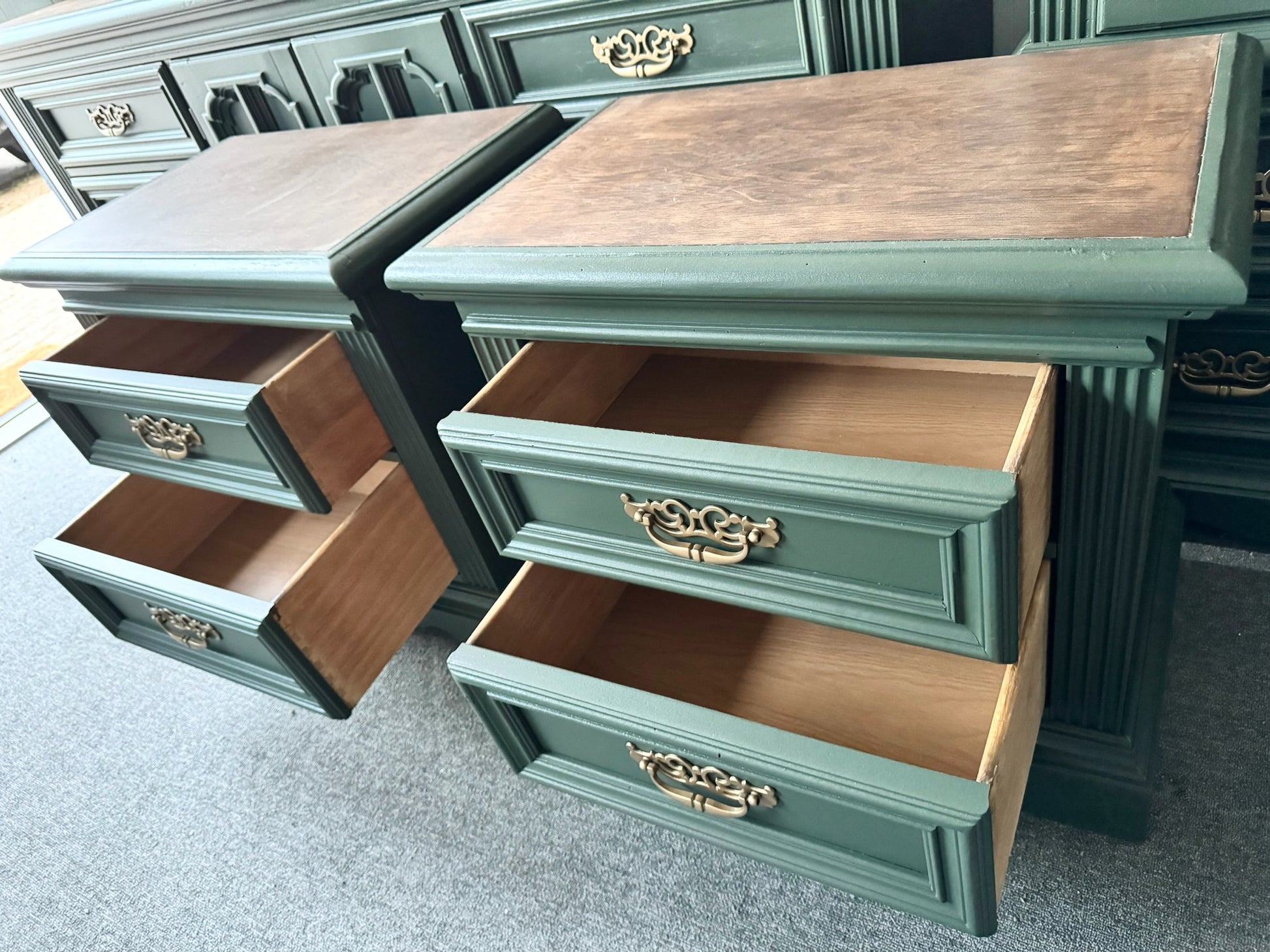 Emerald Green Bedroom Dresser Set VillelasCo Furniture Emerald Green Bedroom Dresser Set VillelasCo Furniture