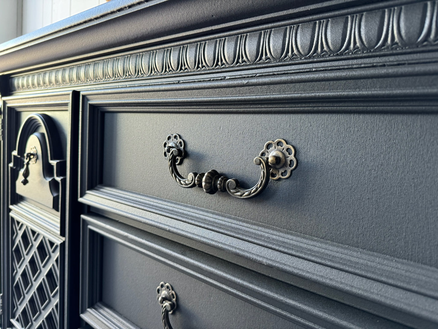 Black Stained Top Buffet