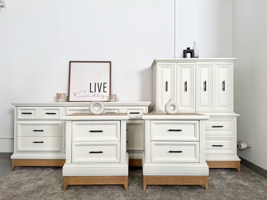 White 4-Piece Dresser Set