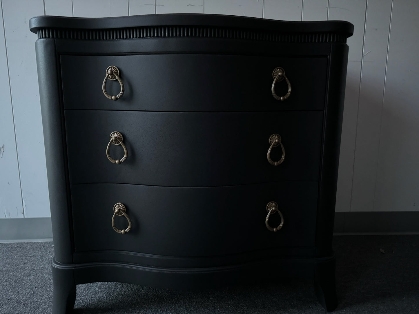 Black Large Night Stand