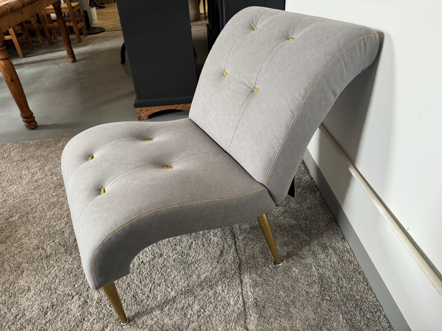 Grey Modern Lounge Accent Chair