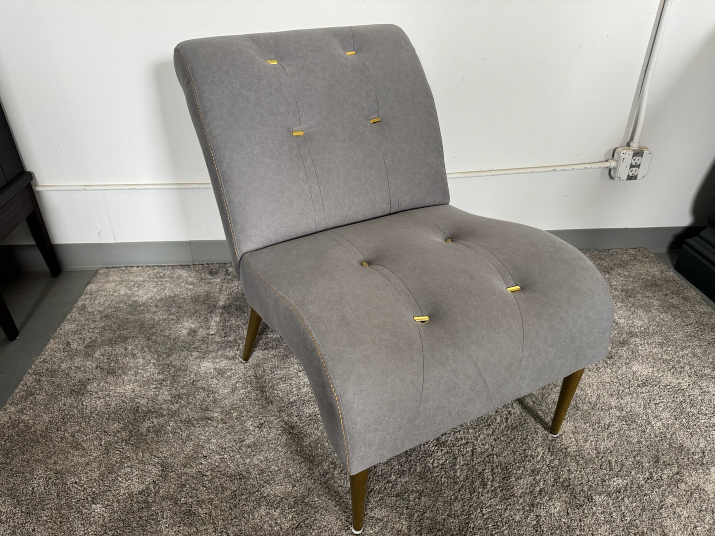 Grey Modern Lounge Accent Chair