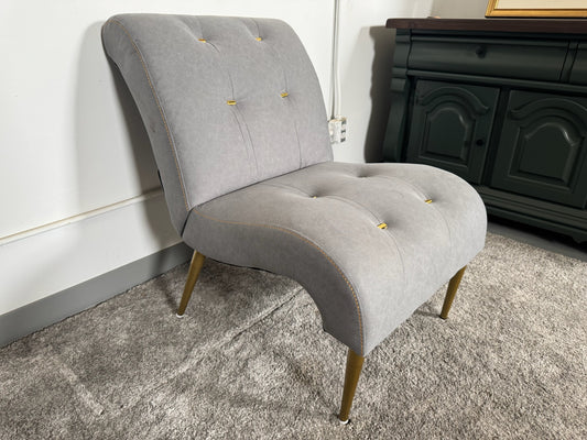 Grey Modern Lounge Accent Chair