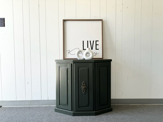 Sage Green Small Console/ Side Table