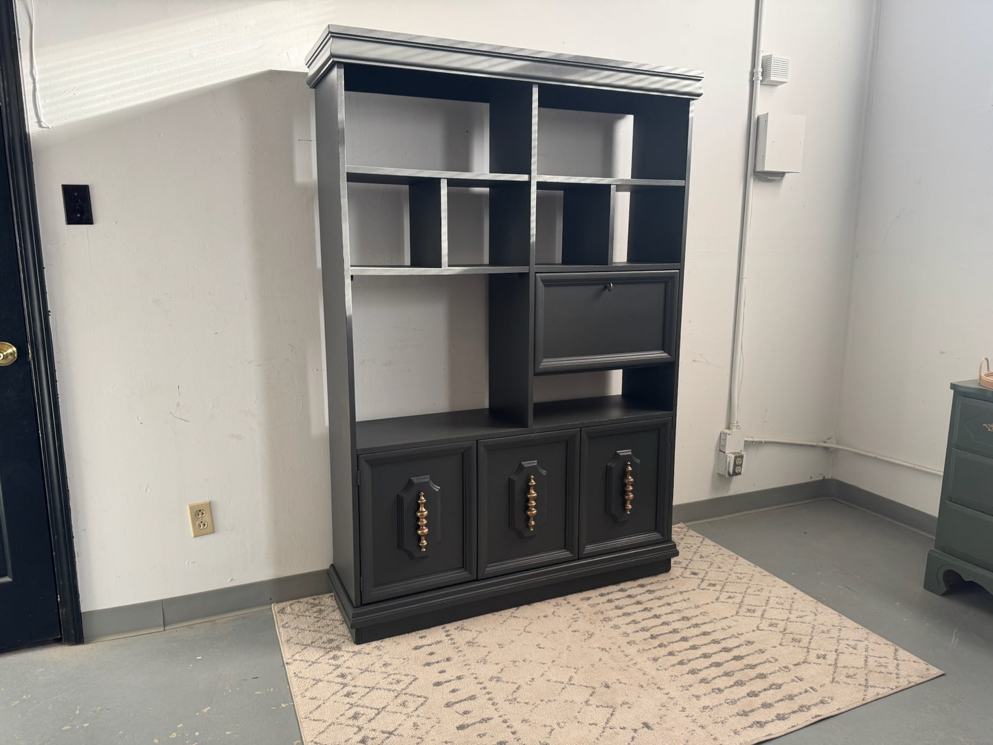 Refinished Iron Ore Bookshelf