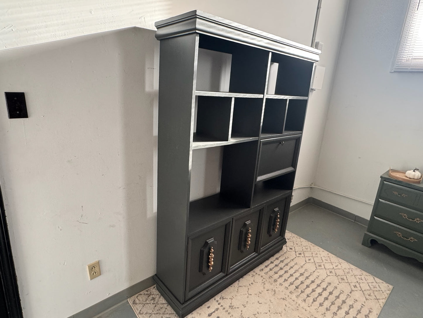 Refinished Iron Ore Bookshelf