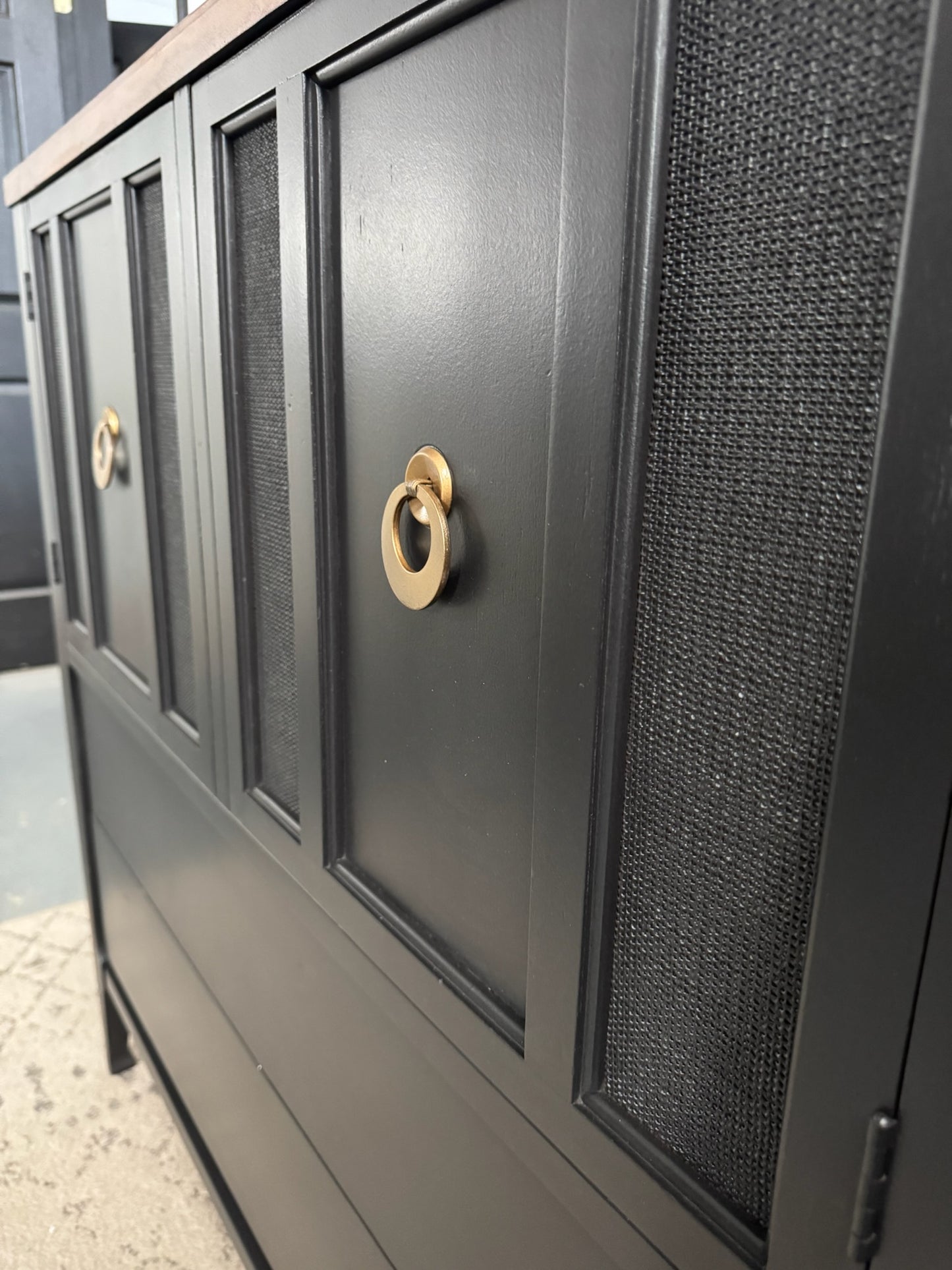 Modern Black Cabinet