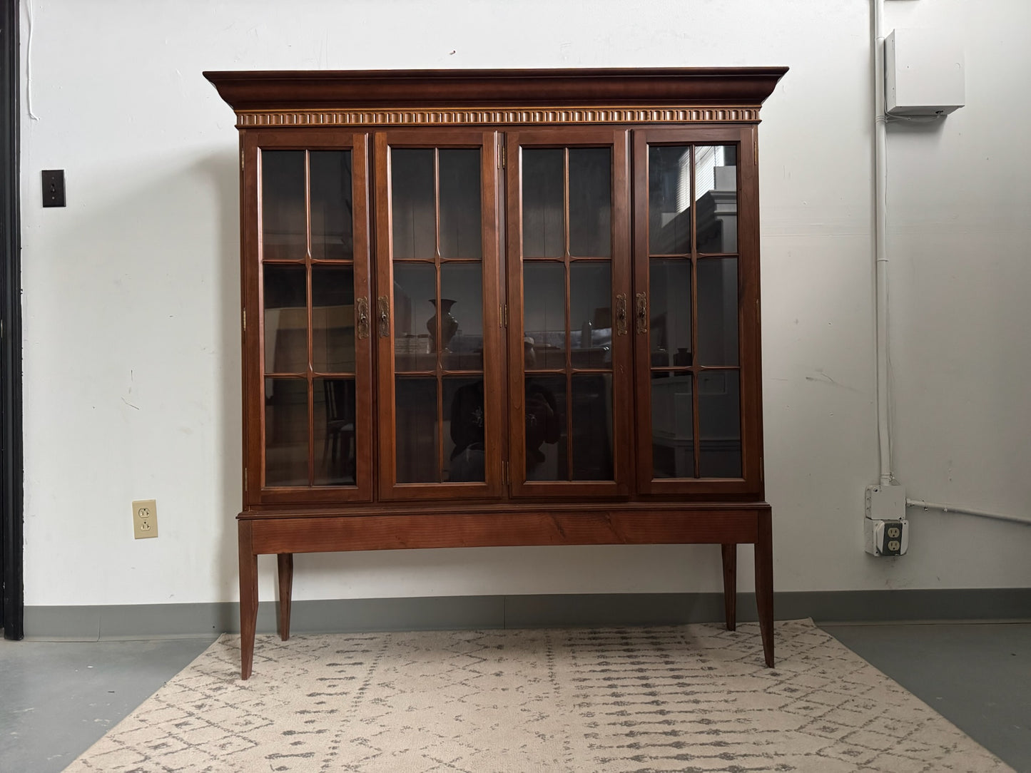Ethan Allen Solid Cherry Hutch