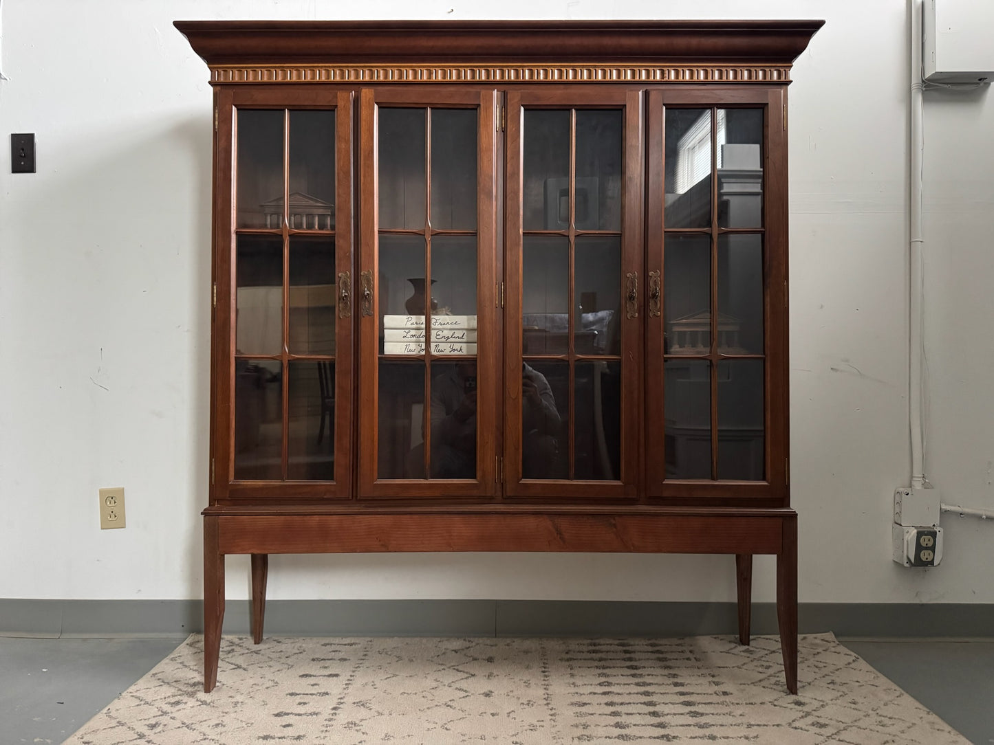 Ethan Allen Solid Cherry Hutch