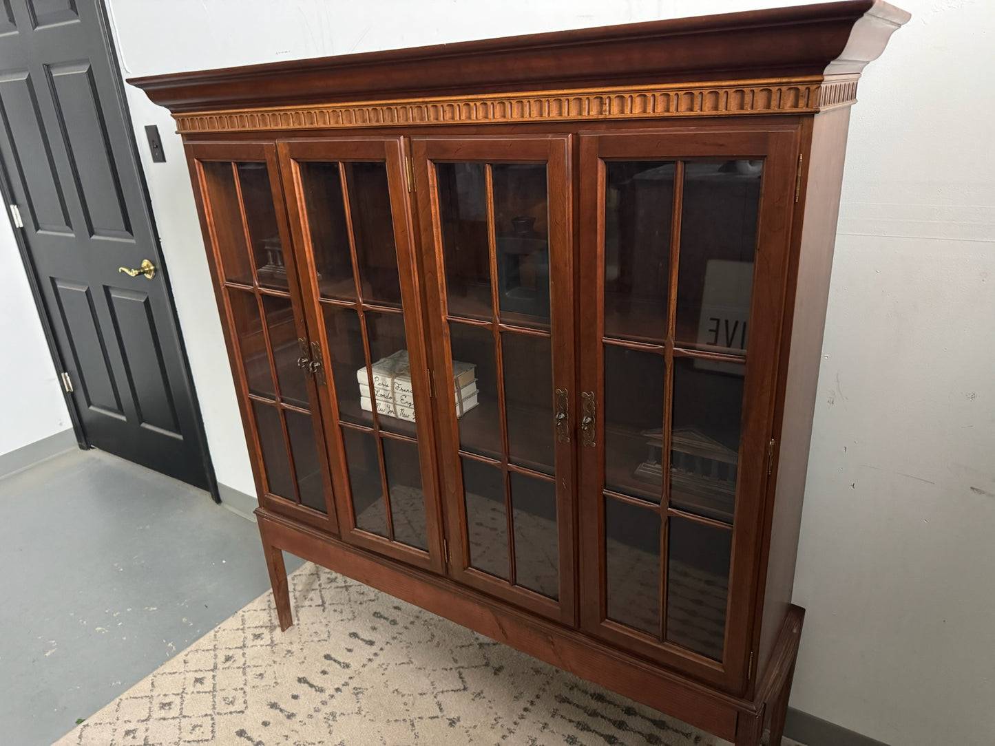 Ethan Allen Solid Cherry Hutch