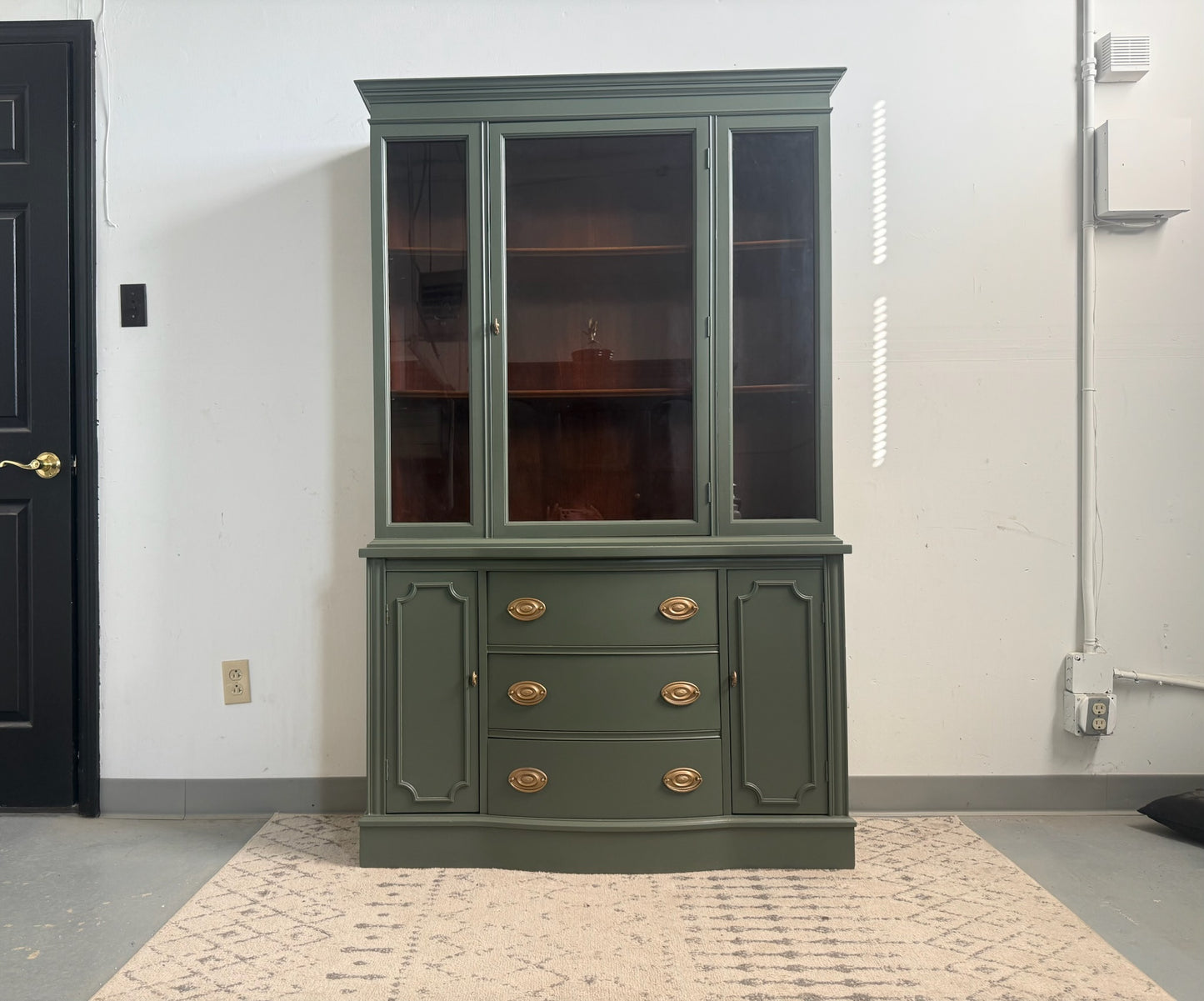 Sage Green Hutch