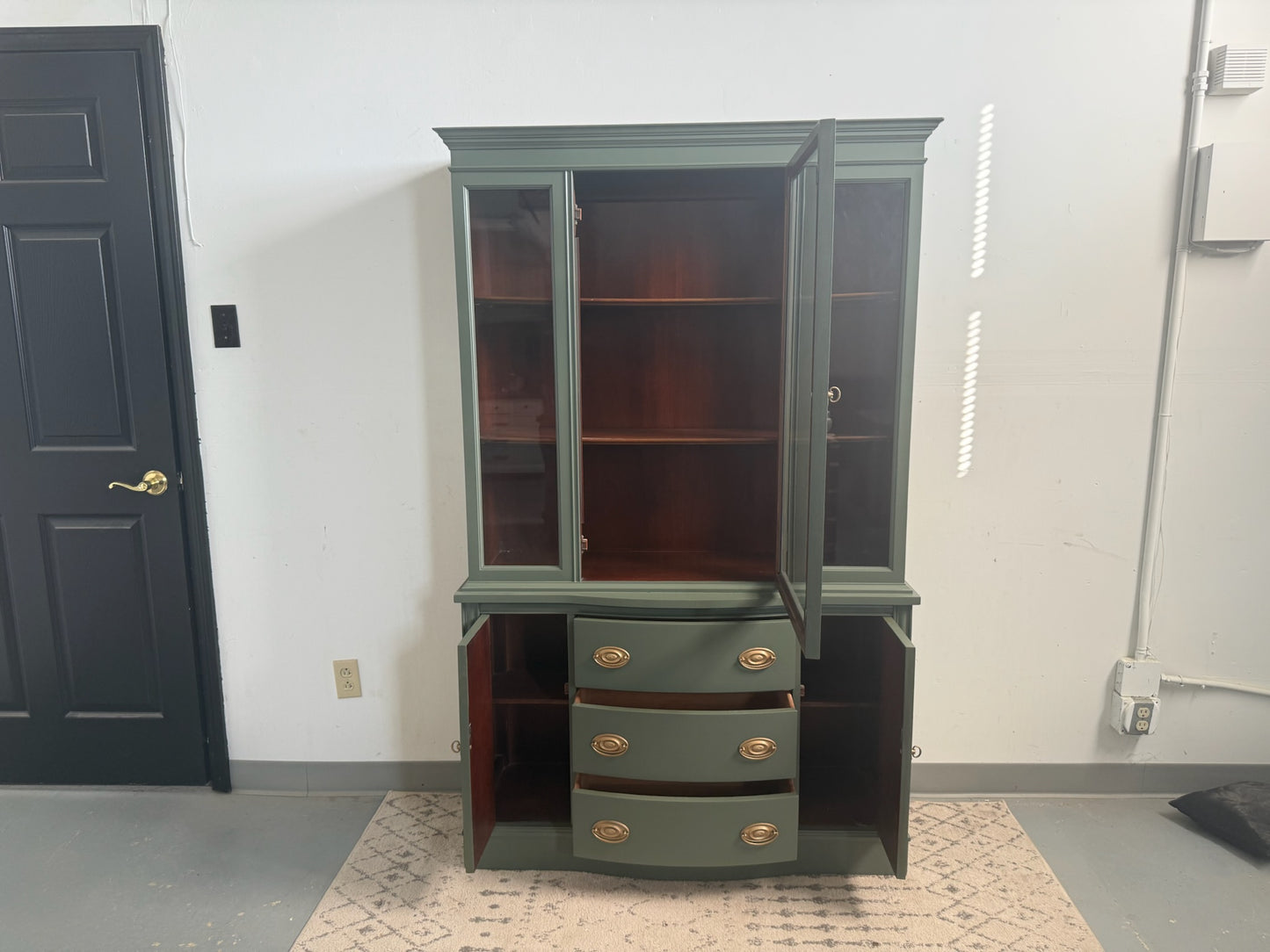 Sage Green Hutch