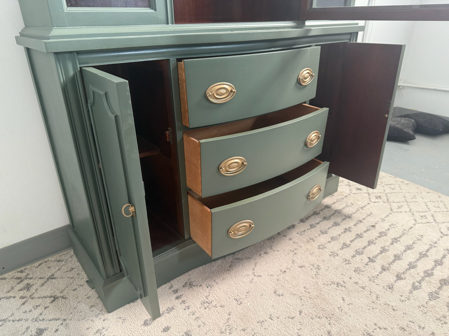 Sage Green Hutch