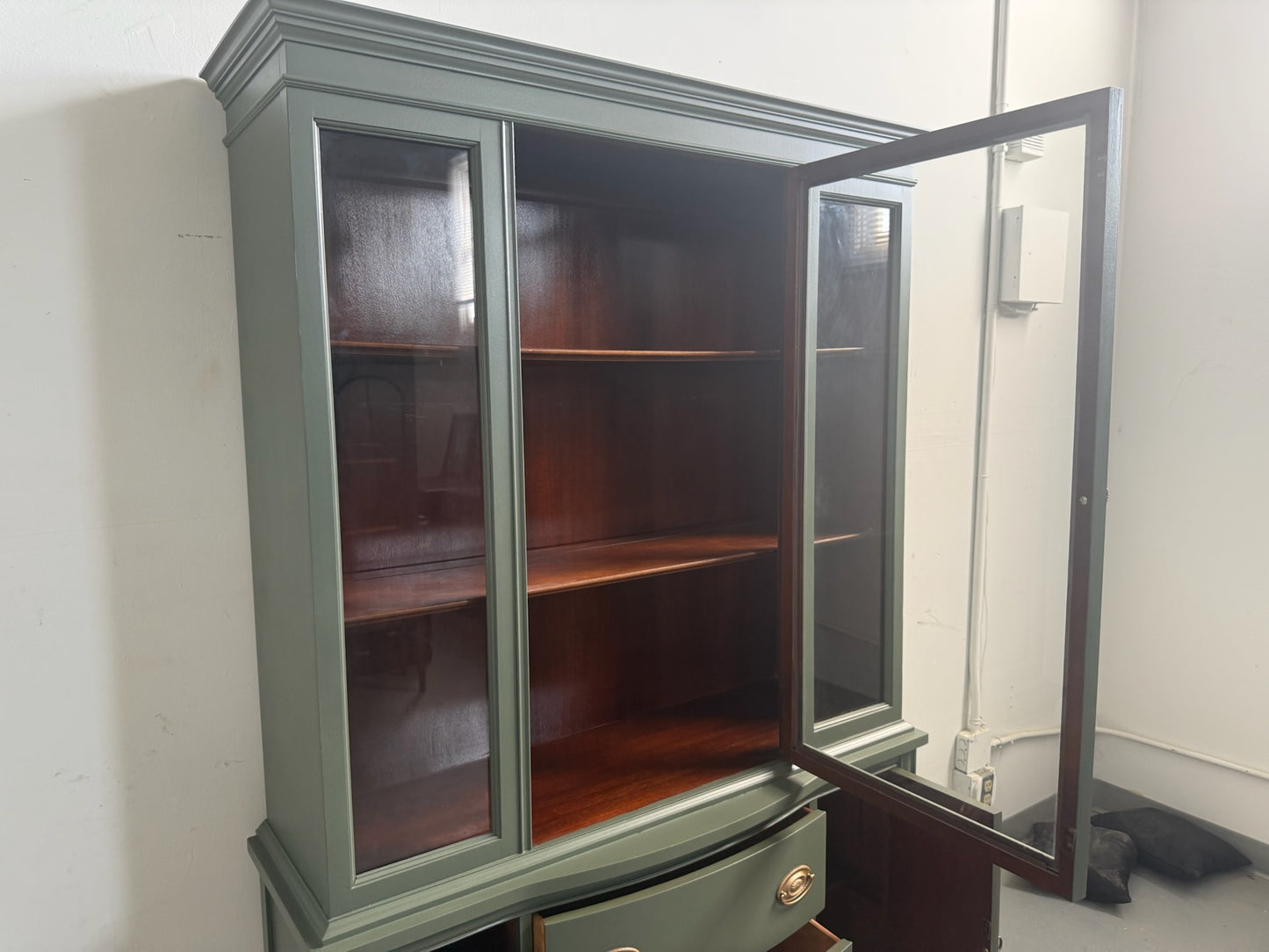 Sage Green Hutch