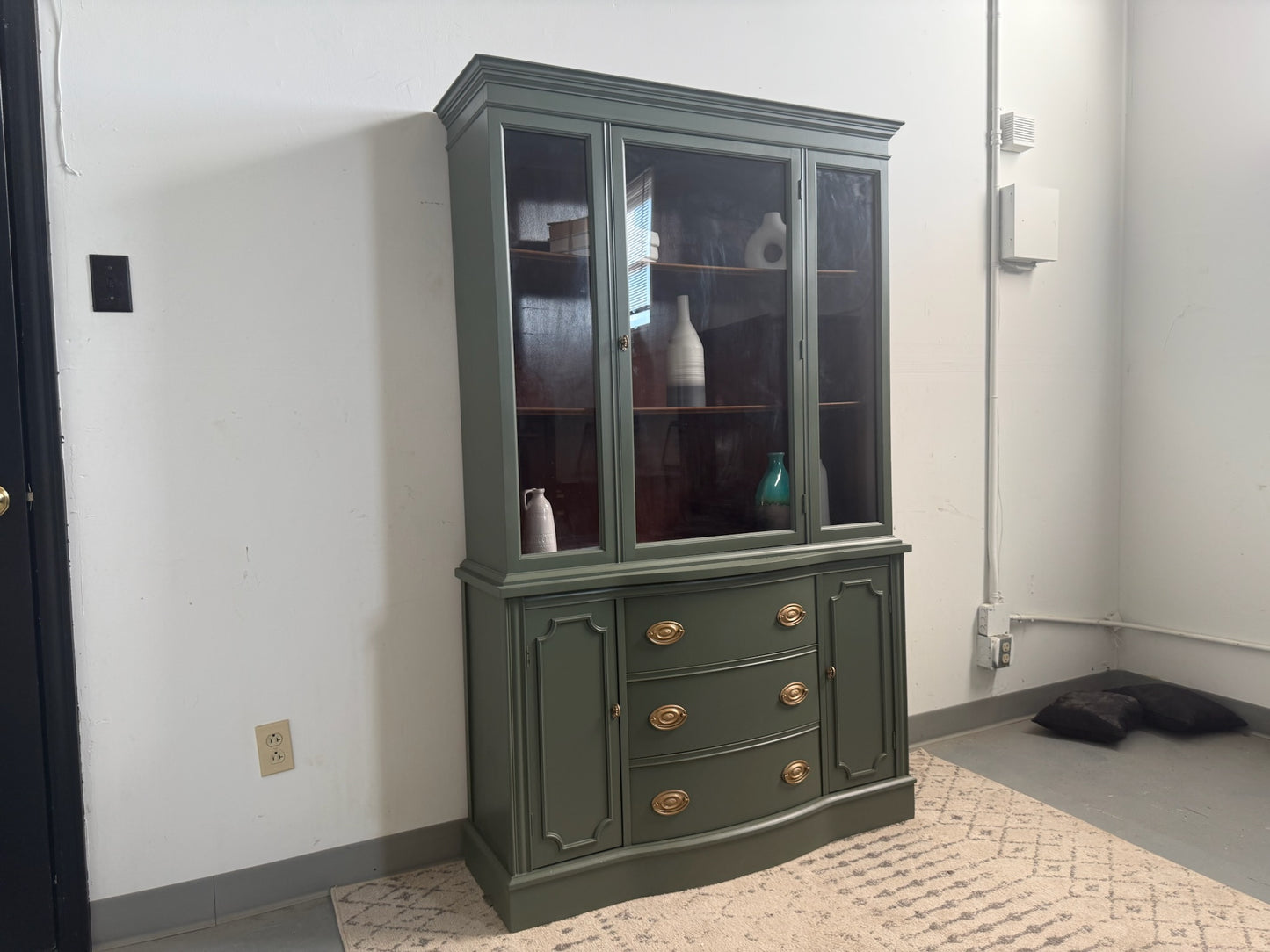 Sage Green Hutch