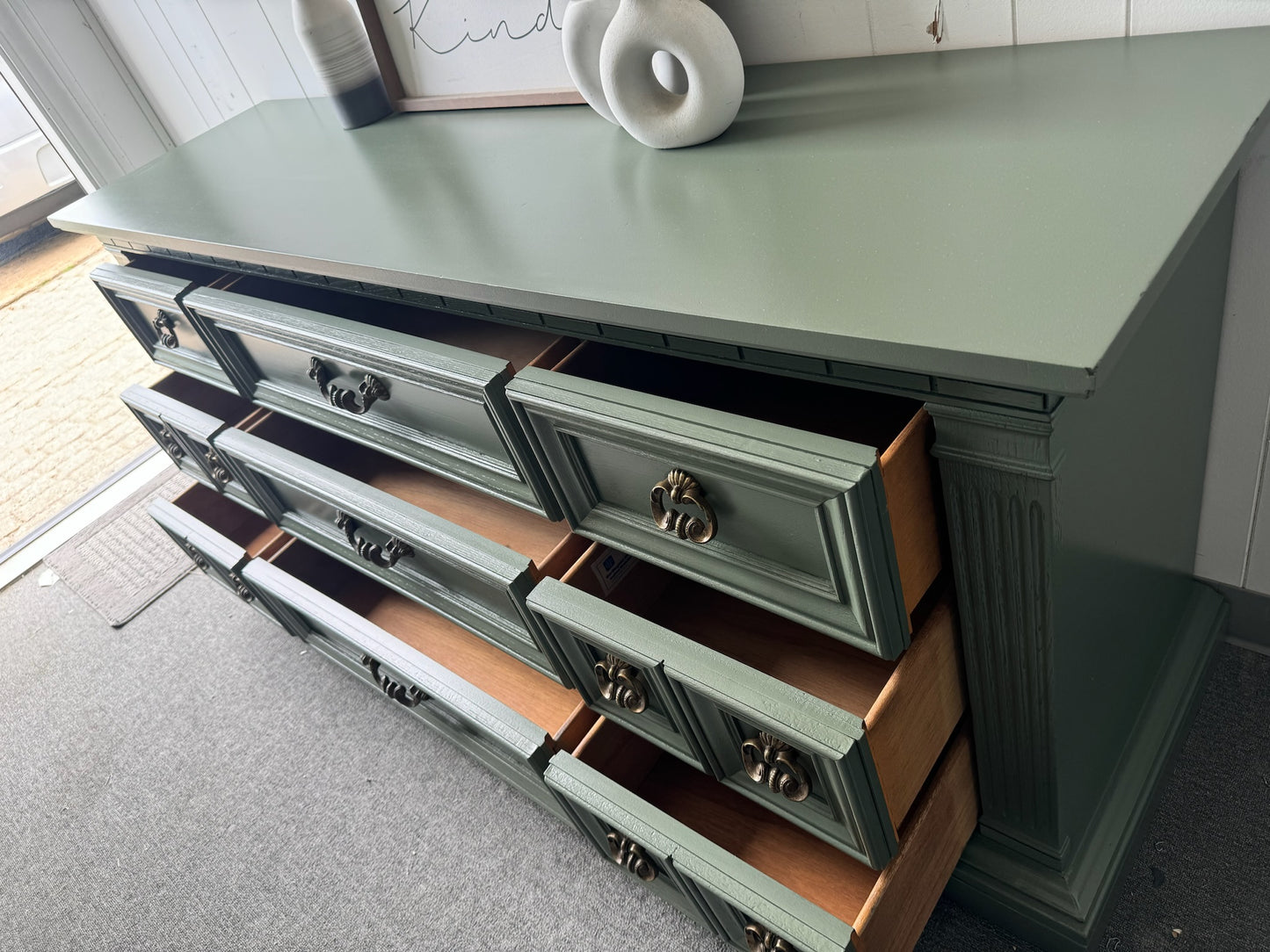 Sage Green Buffet/Sideboard