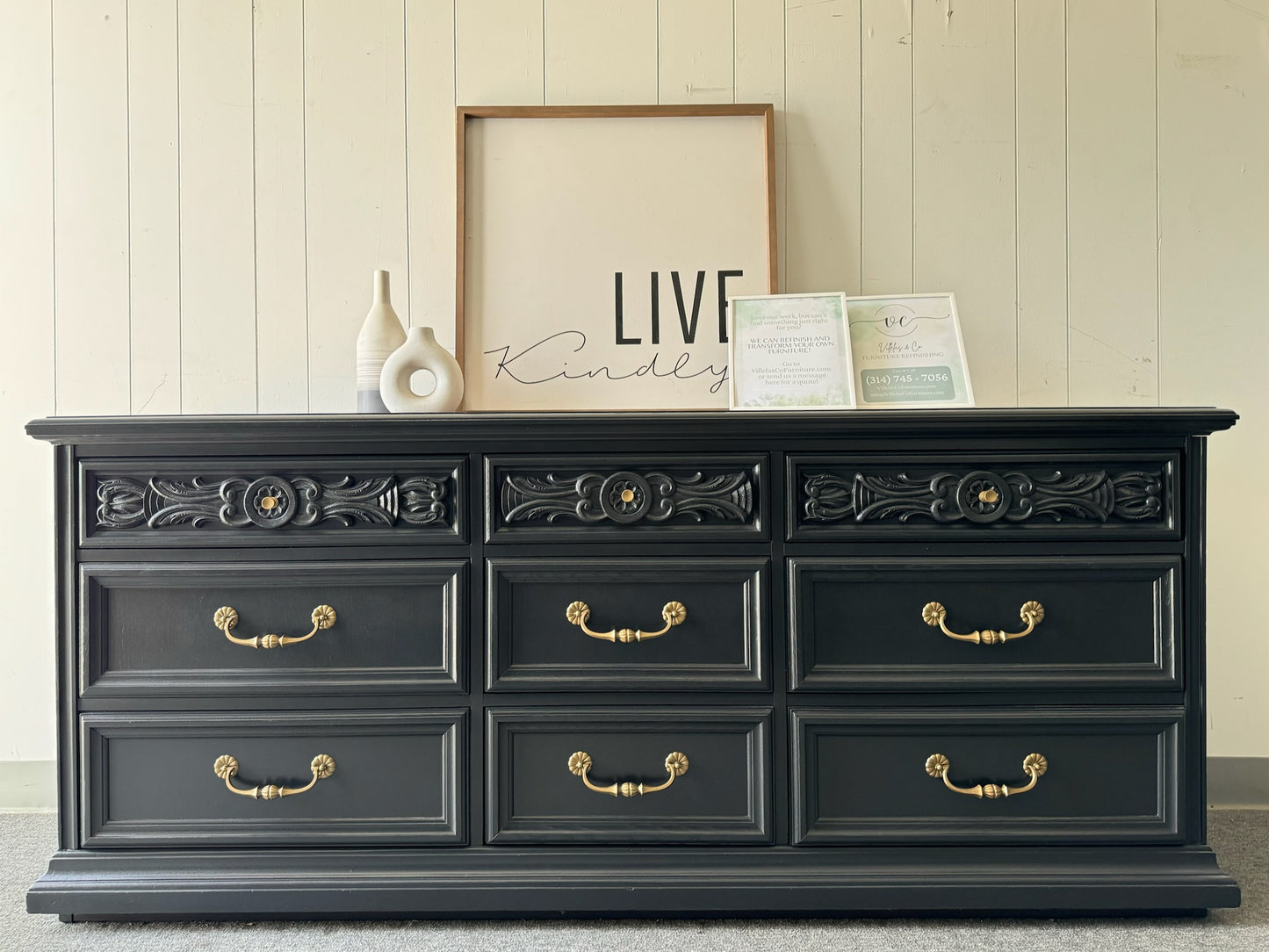 Black Dresser/Buffet