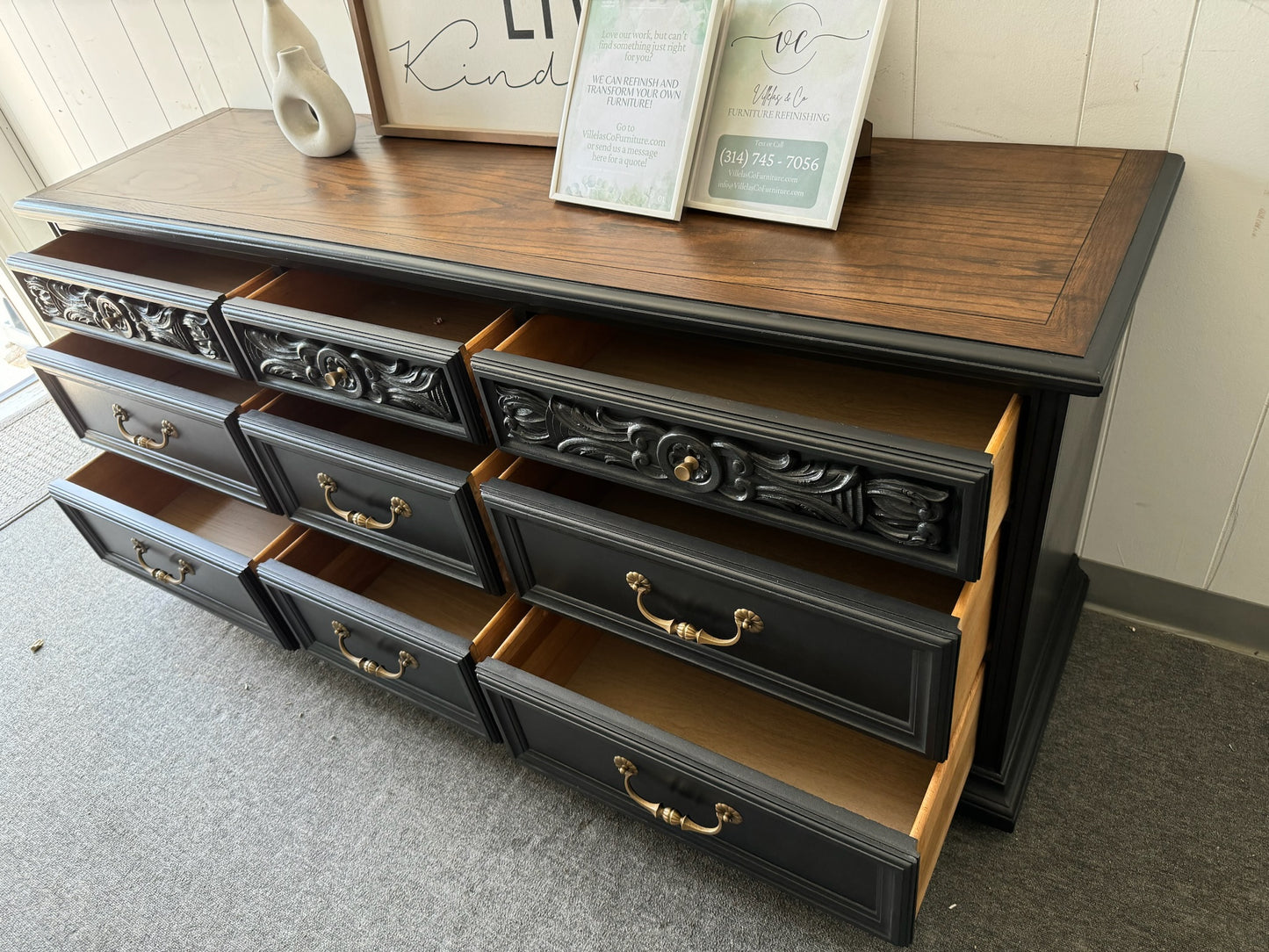 Black Dresser/Buffet