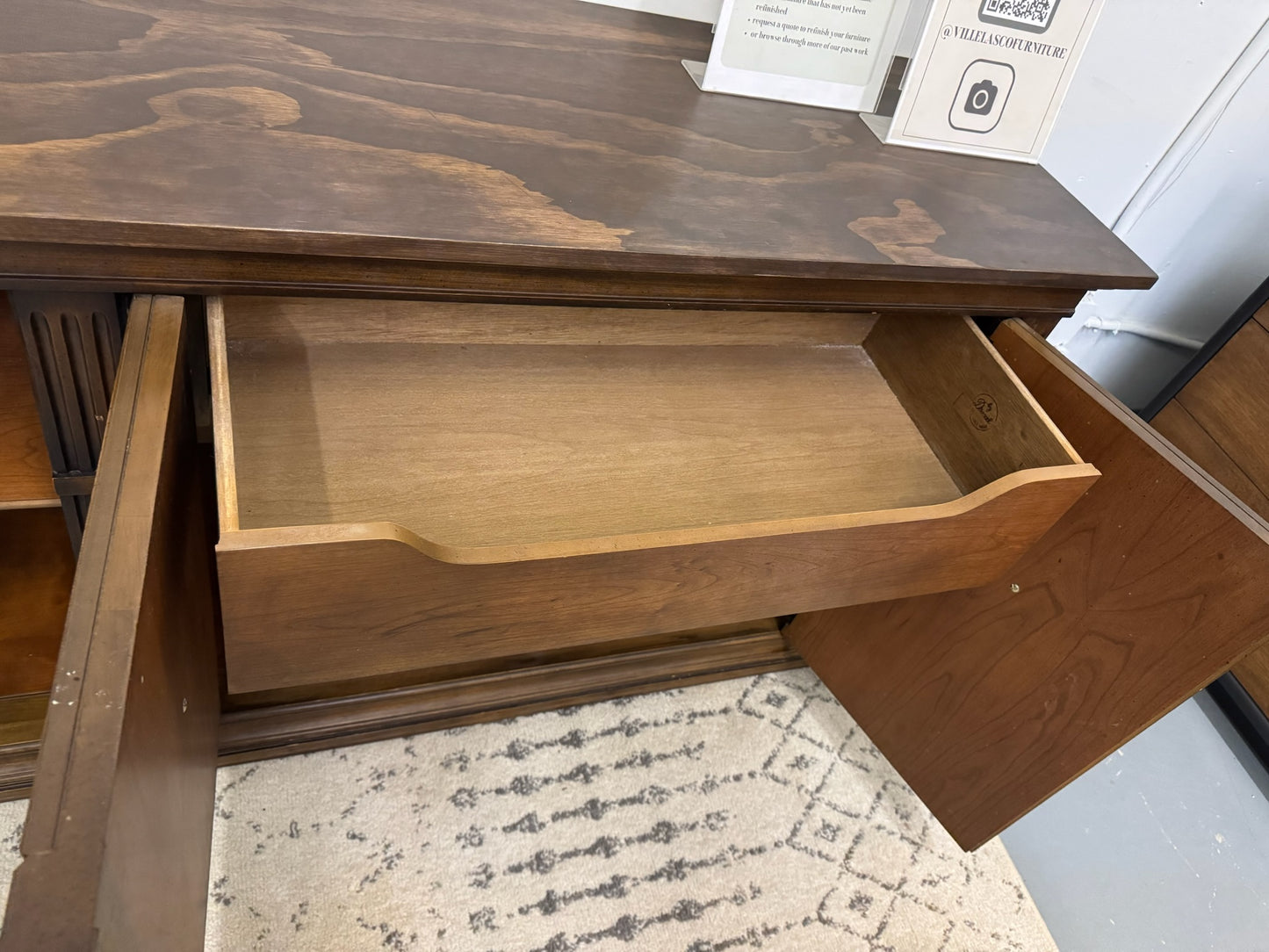 Drexel Walnut Buffet/ Credenza