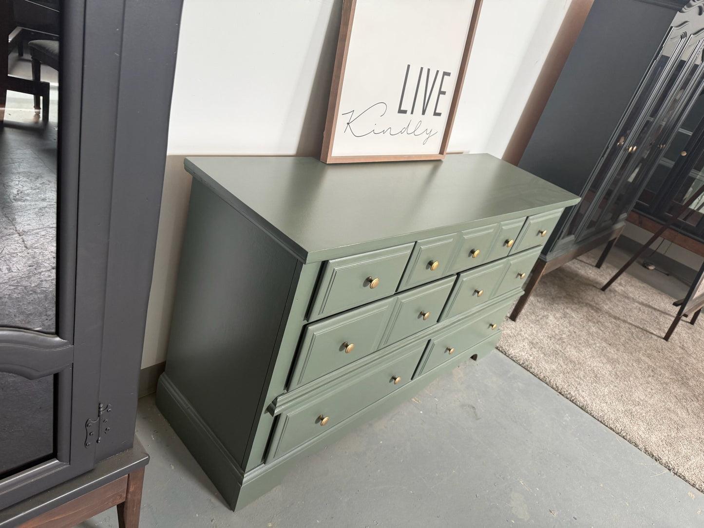 Sage Green Dresser