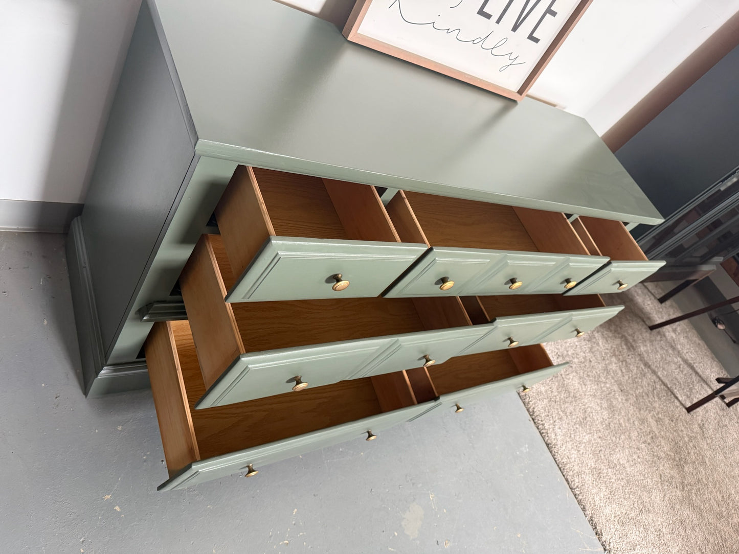 Sage Green Dresser