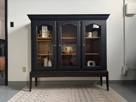 Hutch with Dark Walnut Base